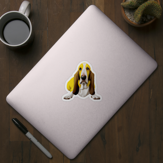 Lemon Basset Hound by Shadowbyte91